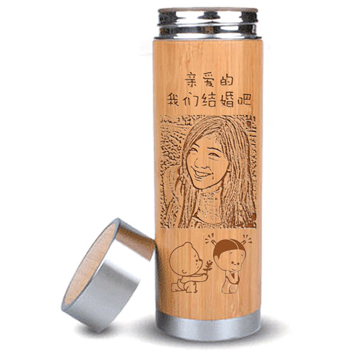 DIY定制楠竹保温杯