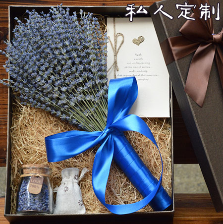 永生薰衣草干花花束 永生花礼盒